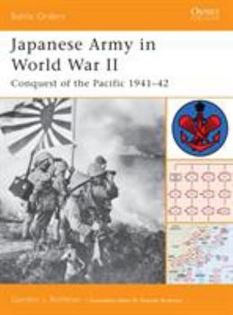 Paperback Japanese Army in World War II: Conquest of the Pacific 1941-42 Book