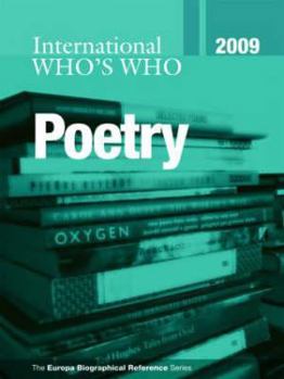 Hardcover International Who's Who in Poetry 2009 Book