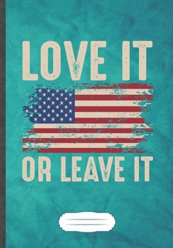 Love It or Leave It: Workout Blank Lined Notebook/ Journal, Writer Practical Record. Dad Mom Anniversay Gift. Thoughts Creative Writing Logbook. Fashionable Vintage Look 110 Pages B5