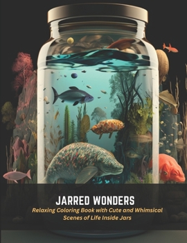 Paperback Jarred Wonders: Relaxing Coloring Book with Cute and Whimsical Scenes of Life Inside Jars Book