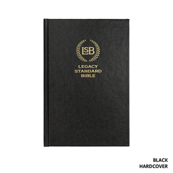 Legacy Standard Bible, Single Column Text Only - Black Hardcover