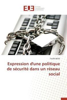 Paperback Expression d'une politique de sécurité dans un réseau social [French] Book
