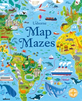 Map Maze Book - Book  of the Usborne Maze Puzzles