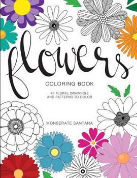 Paperback Flowers: Coloring Book