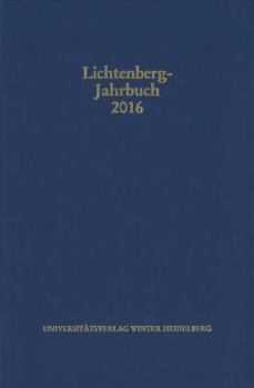 Hardcover Lichtenberg-Jahrbuch 2016 [German] Book