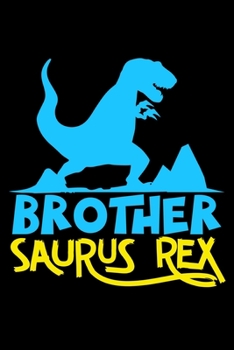 Brother Saurus Rex: 6" x 9" 120 pages quad Journal I 6x9 graph Notebook I Diary I Sketch I Journaling I Planner I Gift for geek I funny Math