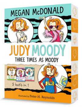 Paperback Judy Moody: Three Times as Moody: 3 Books in 1 Book