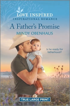Paperback A Father's Promise [Large Print] Book