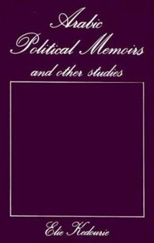 Hardcover Arabic Political Memoirs and Other Studies Book