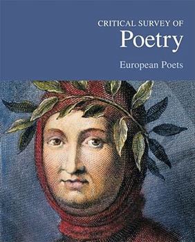 Hardcover Critical Survey of Poetry: European Poets: Print Purchase Includes Free Online Access Book
