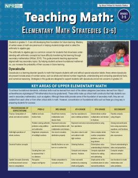 Paperback Teaching Math: Elementary Math Strategies (3-5) Book