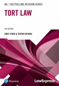 Paperback Law Express Revision Guide: Tort Law Book