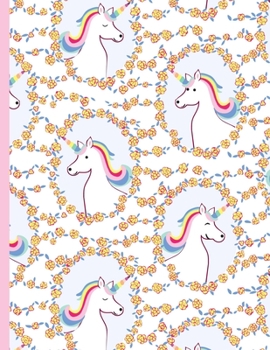 Paperback Unicorn Journal: Unicorn Gifts for Girls: Blank lined Unicorn themed Story Paper Journal notebook to write in for girls Book
