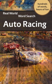 Paperback Real World Word Search: Auto Racing Book