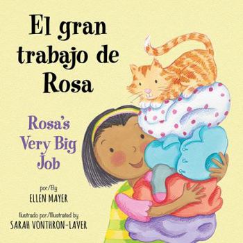 Paperback Rosa's Very Big Job (Spanish/English) Book