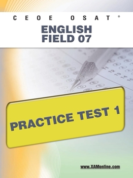 Paperback Ceoe Osat English Field 07 Practice Test 1 Book
