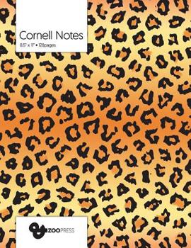 Cornell Notes: Leopard Pattern Cover - Best Note Taking System for Students, Writers, Conferences. Cornell Notes Notebook. Large 8.5" x 11", 120 Pages. College Note Taking Paper, School Supplies.