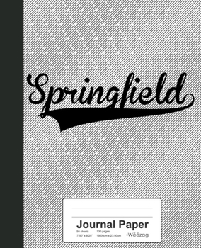 Paperback Journal Paper: SPRINGFIELD Notebook Book