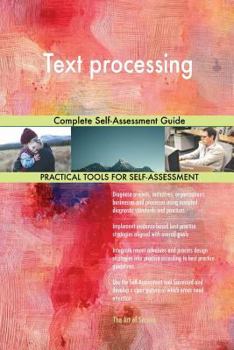 Paperback Text processing Complete Self-Assessment Guide Book