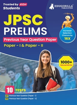 Paperback JPSC Prelims Exam - 10 Previous Year Papers (7 PYPs of Paper I and 3 PYPs of Paper II) 1000 Solved Questions (English Edition) with Free Access to Onl Book
