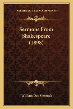 Paperback Sermons From Shakespeare (1898) Book