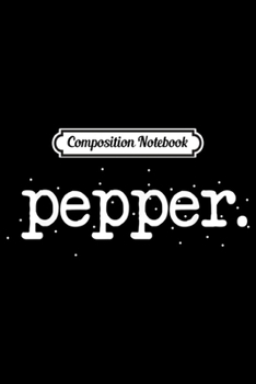 Composition Notebook: Matching Halloween Couples SALT And Pepper Easy Costume Gift  Journal/Notebook Blank Lined Ruled 6x9 100 Pages