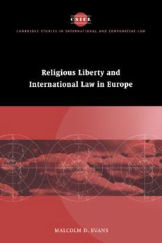 Paperback Religious Liberty and International Law in Europe Book