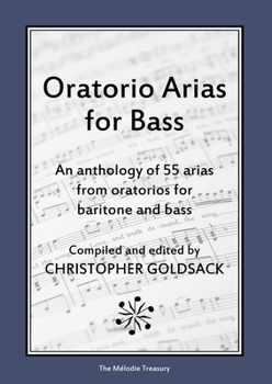 Paperback Oratorio Arias for Bass Book