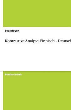 Paperback Kontrastive Analyse: Finnisch - Deutsch [German] Book