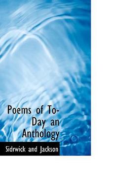 Paperback Poems of To-Day an Anthology Book