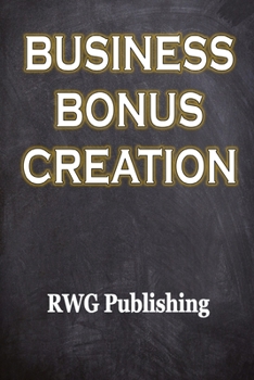 Paperback Business Bonus Creation Book