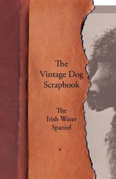 Paperback The Vintage Dog Scrapbook - The Irish Water Spaniel Book