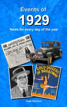 Paperback Events of 1929: news for every day of the year Book