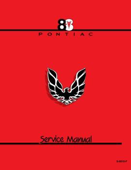 Perfect Paperback 1988 Pontiac Firebird Service Manual By Detroit Iron Book
