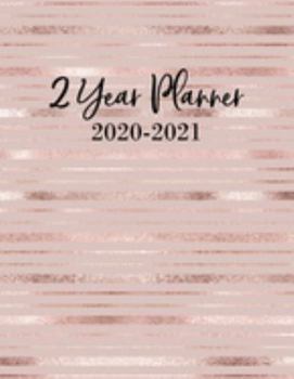 Paperback 2 Year Planner: 2 Year Calendar Planner for January 2020 - December 2021, Includes Contacts + Notes Page, 24 Month Planner, 2 Year Mon Book