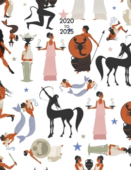 Paperback 2020 to 2025: 5 Year Monthly Planner Book