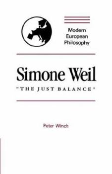 Simone Weil (Modern European Philosophy) - Book  of the Modern European Philosophy