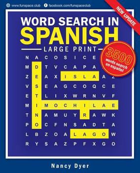 Paperback Word Search in Spanish Large Print: Word search en Español Spanish games for adults & kids [Large Print] Book