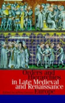 Paperback Orders and Hierarchies in Late Medieval and Renaissance Europe Book