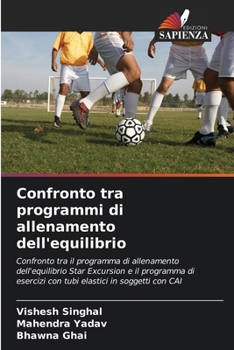 Paperback Confronto tra programmi di allenamento dell'equilibrio [Italian] Book