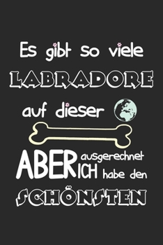 Paperback Eikland - Notes: Pet dog. Beautiful Labrador of the world with bones German - Notebook 6x9 checkered Book