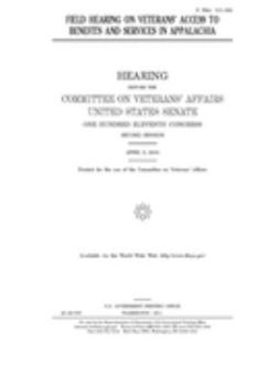 Field hearing on veterans’ access to benefits and services in Appalachia