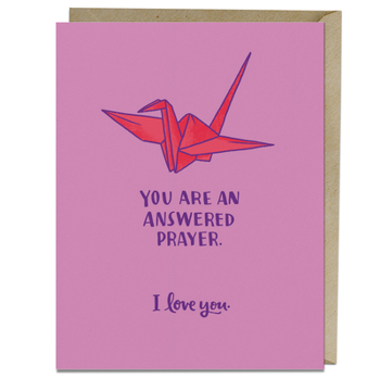 Answered Prayer Love Card (Em & Friends Greeting Cards)
