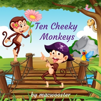 Paperback Ten Cheeky Monkeys Book