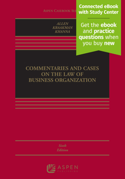 Commentaries and Cases on the Law of Business Organization - Book  of the Aspen Casebook Series