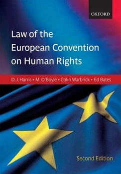 Paperback Harris, O'Boyle & Warbrick: Law of the European Convention on Human Rights Book