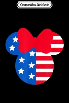 Paperback Composition Notebook: Disney Minnie Mouse Americana Journal/Notebook Blank Lined Ruled 6x9 100 Pages Book