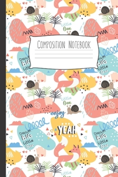 Composition Notebook: Foxes Gift for Woman Blank Lined Notebook Journal & Planner | 6 x 9 inches, College Ruled Lined,110 Pages