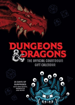 Hardcover Dungeons & Dragons: The Official Countdown Gift Calendar: 25 Days of Mini Books, Mementos, and More! Book