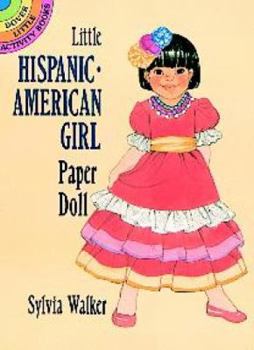 Little Hispanic-American Girl Paper Doll